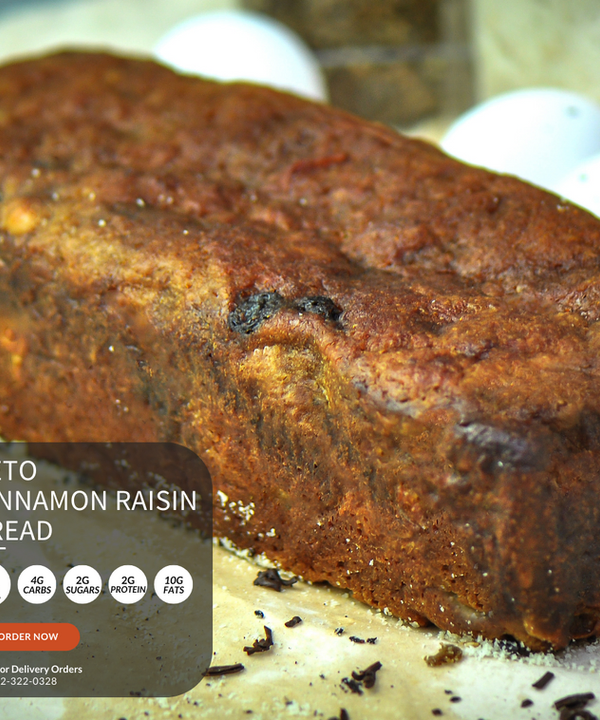 Low Carb Cinnamon Raisin Bread
